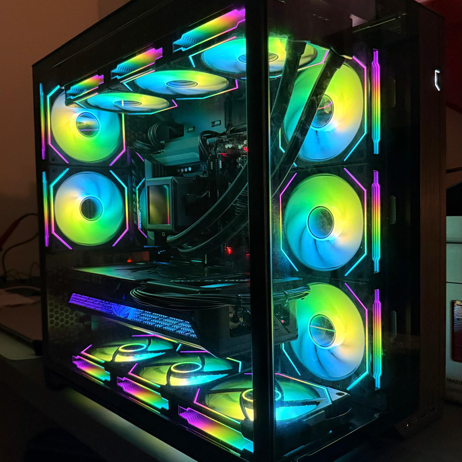 PC Gaming The Monster – Ryzen 7 9800X3D, RTX 5070 Ti, 32 GB DDR5, assemblage PC gaming haute performance FriPC.ch Suisse romande